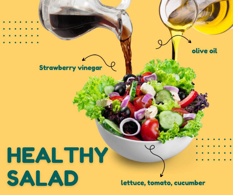 Natural Strawberry Vinegar 1L – Premium Fruit Vinegar for Cooking, Salads, Detox Drinks & Healthy Lifestyle - Image 3